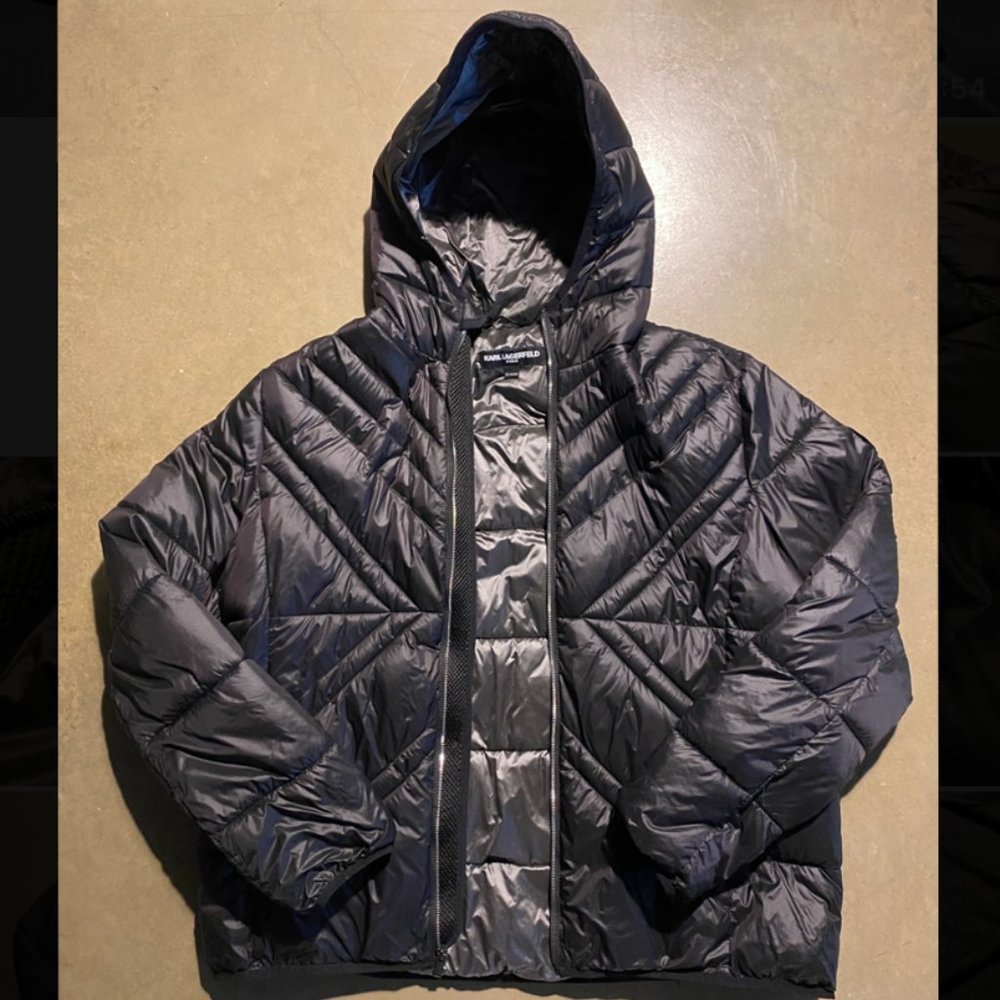 KARL LAGERFELD Paris - down puffer coat XL